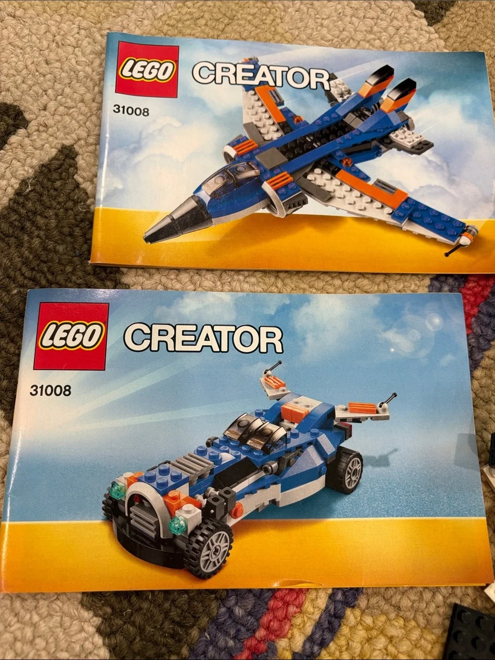 LEGO Creator 3 in 1 Set Thunder Wings Jet Car & Robot Set #31008